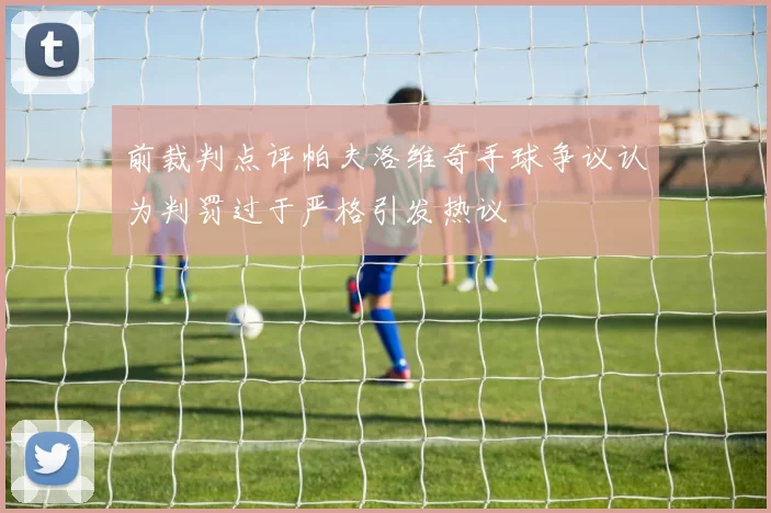 前裁判点评帕夫洛维奇手球争议认为判罚过于严格引发热议